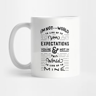 Expectations Mug